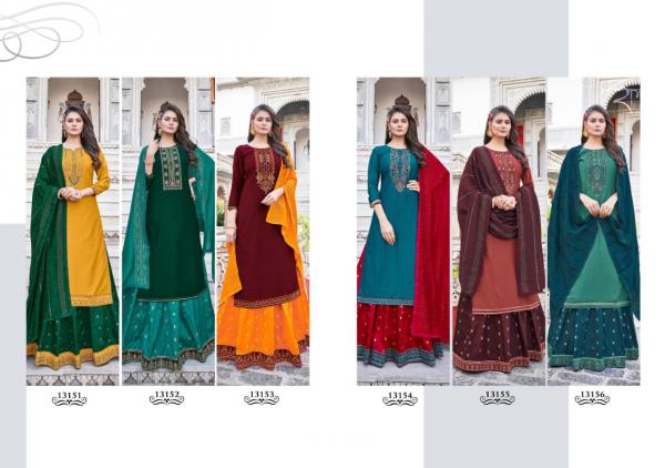 Kalaroop Carnival 4 Silk Designer Kurti With Lehnga Dupatta Collection